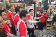 김문수 후보, 진주중앙시장 찾아 지지 호소