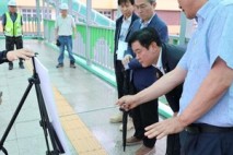 윤종군 의원, 장마철 앞두고 38국도·고삼휴게소 공사 현장 점검