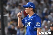 충격! 삼성, 58억 FA 김재윤 1군 엔트리 말소...이성규 콜업