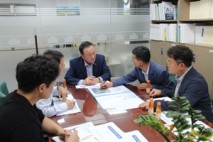 엄태영 의원, 단양 국도 5호선 우덕지구 문제 충주국토관리사무소 만나 해결방안 논의
