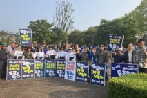 학~씨유세단, 새벽별동대…충북선대위 이색 선거운동 눈길
