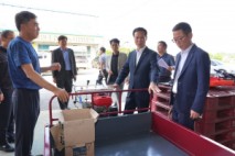 음성군, 지역 농가에 농자재 32대 전달