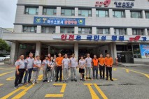 장성군전문의소대 24일 선진지 여수소방서 방문해 대처교육