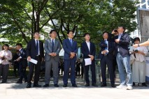 국회 환노위 與 의원단, 한화오션 농성장 찾아…노사상생 촉구