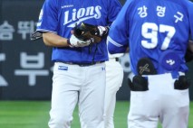 [포토] 강민호 '기선제압 2루타'