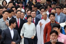 박근혜, 대선 D-1 부울경 방문…김문수 위한 보수결집 총력전(종합)