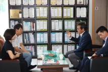 김홍규 강릉시장, 수의계약 업체와 청렴 현장 소통