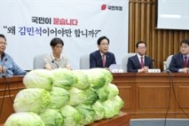 '배추 농사'로 월 450만원?…국힘, 국민청문회 열어 김민석 지명 철회 압박