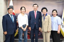 박천동 북구청장, 재가장기요양기관 연합회 임원진과 환담