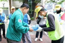 대전 서구, 폭염 대응 현장 점검…근로자 격려 나서