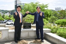 나영민 김천시의회의장과 배낙호 김천시장 소통, 화합 다짐