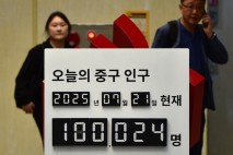 대구 중구 ‘인구 10만 돌파’