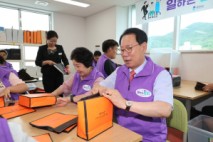 송인헌 괴산군수, 군청 직원·지역 주민 직접 찾아가는 '동행의 행보'