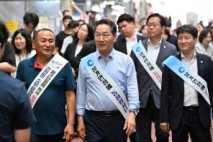 유정복 시장, 전통시장·원도심 현장 방문