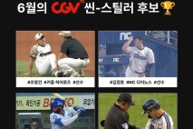 KBO, 월간 '씬-스틸러상' 6월 후보 발표…키움 조영건 등 4명