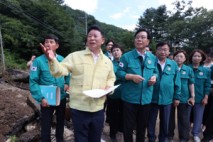 국힘 지도부, 가평 수해 현장 긴급 방문