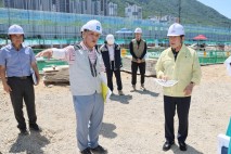 [동정] 나동연 양산시장, 온열질환 고위험 건설 공사장 점검