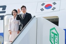 李대통령, 1박2일 방일 마치고 미국으로 출발…25일 트럼프와 첫 정상회담