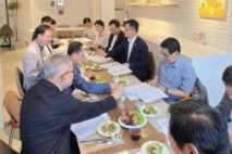 ‘해남의 미래’ 머리 맞댔다…조찬 간담회