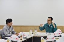 이재호 연수구청장, E1 인천기지 현장점검