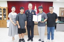 무안경찰서, 전국 초·중·고 학생 글짓기, 토론회 우수 학생 상장 수여
