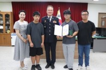 무안경찰, 전국 초·중·고 학생 글짓기·토론회 우수 학생 상장 수여식