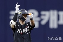 '김민혁 결승타·8회 6점' KT, 두산 8연승 저지하고 2연패 탈출