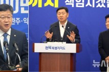 김관영 "1대 1 맞짱토론 하자", 안호영 "필요하면 할 수 있다"
