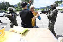 평창군, '을지연습' 실제 훈련…테러대비 '훈련·양곡 배급'