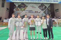 경기 광주시청 펜싱팀, 대통령배 펜싱대회서 단체·개인전 석권