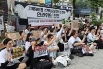 기독청년반빈곤연대활동, 서울 성북구청 앞에서 '2025 도시빈민연대 예배' 열어