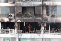 "우리 아들 못 봤냐"…마포아파트 14층 화재로 모자 사망