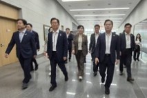 정청래 대표와 민주당 지도부, 경주 APEC 준비 현장 방문