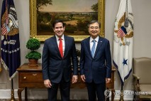 한미 외교장관 워싱턴서 회동…루비오 
