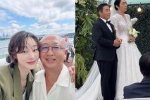 '7세 연상♥' 최여진, 김병만 결혼식 참석…