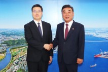 김두겸 시장, 유윤종 울산경찰청장과 환담