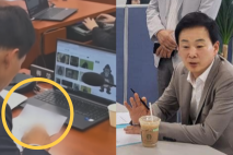 국감장에서 나온 고릴라 그림, “왜 그렸는지 궁금해하는데…” 직접 도슨트(?)가 된 유영하 설명에 너갱이가 나간다