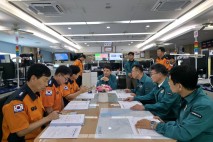 김진태 강원도지사, 119 종합상황실 방문해 소방대원 격려