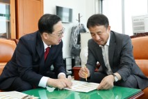 이장우 대전시장, 여·야 국회의원 방문 '국비 확보' 총력전