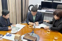 정철원 군수, 국회 찾아 현안해결 지원 요청 