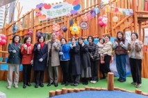 강동엄마 박춘선 시의원, 강현유치원 '맘껏 놀이터' 준공 현장 방문