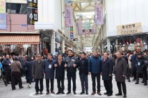 남대문시장 아케이드 준공식 참석한 오세훈 서울시장 [포토]