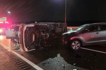 영양소방관, 귀소 중 영덕-포항 고속도로 3중 추돌사고 현장에서 구조 활동 펼쳐