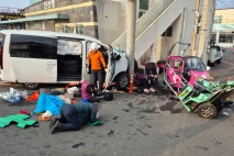 우도서 승합차가 행인 덮쳐…3명 사망·10명 중경상